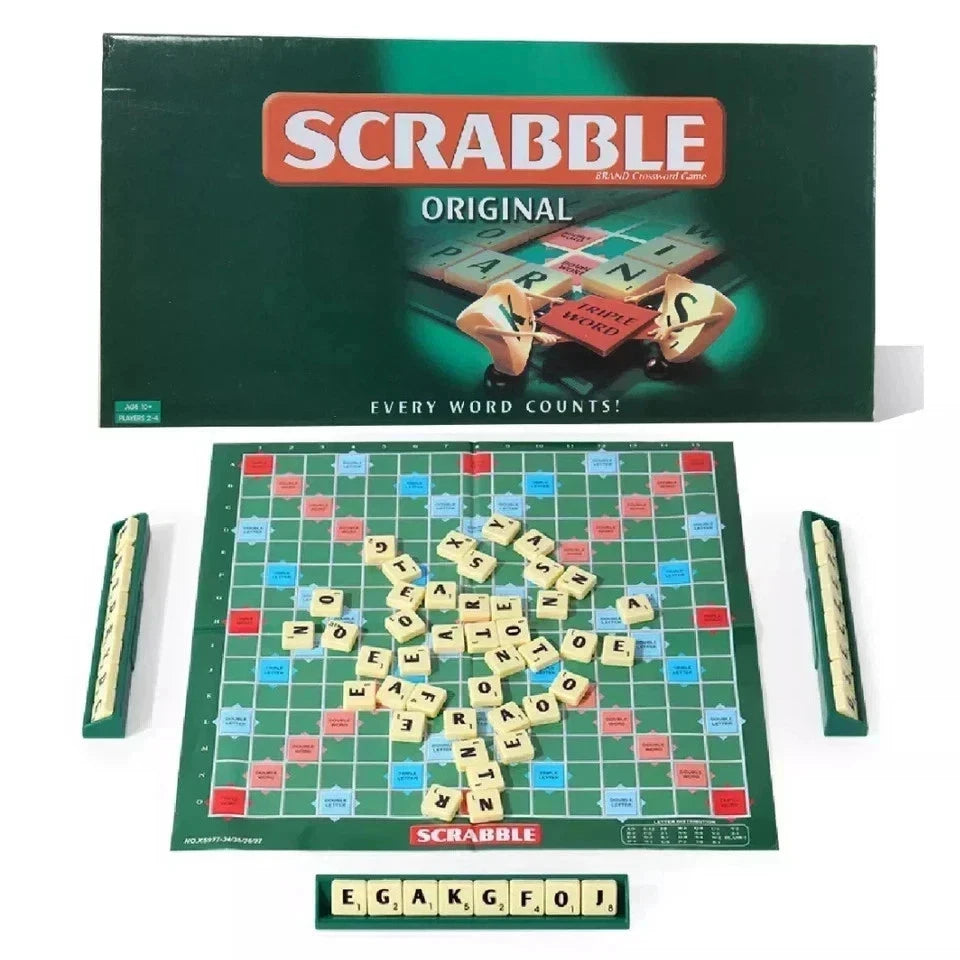 New Sealed Original Scrabble Board Game Family Kids Adults Educational Toys