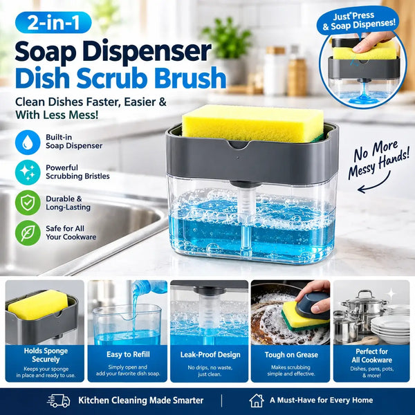 2-in-1 Soap Dispenser