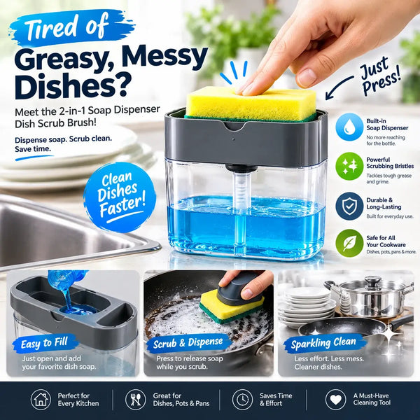 2-in-1 Soap Dispenser