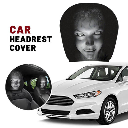 Creepy Halloween Car Headrest Cover