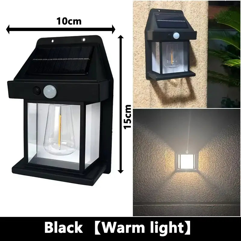 🏠 SOLAR WALL LIGHT - Motion Sensor & Weatherproof