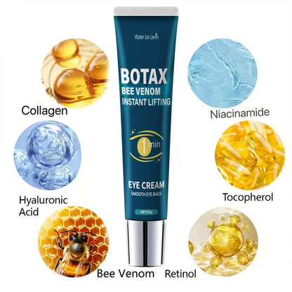 Botox Bee Venom Eye Tightening Gel – Anti-Aging Eye Cream with Caffeine, Retinol & Hyaluronic Acid, 20g