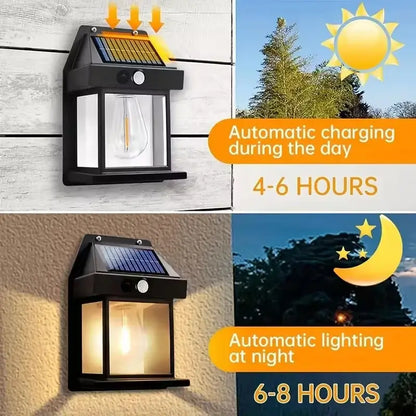 🏠 SOLAR WALL LIGHT - Motion Sensor & Weatherproof