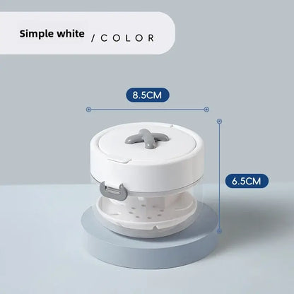 🦷 Travel Retainer Cleaner Case with Mirror & Storage ✨