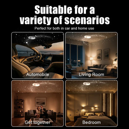 USB Starry Sky Galaxy Projector Night Light – 24-in-1 LED Lamp