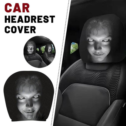 Creepy Halloween Car Headrest Cover