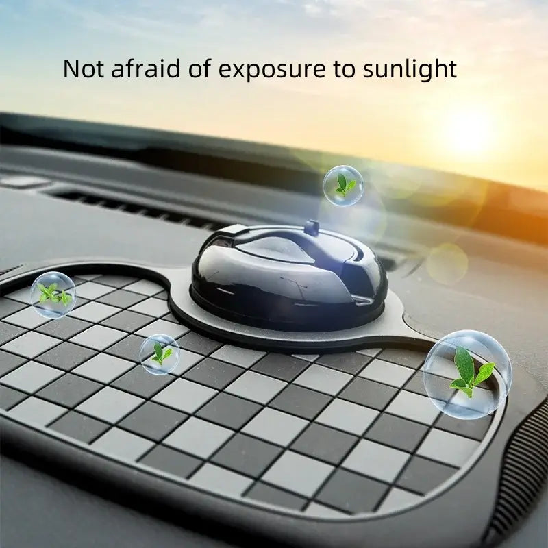 Anti-Slip Car Dashboard Mat with Phone Holder
