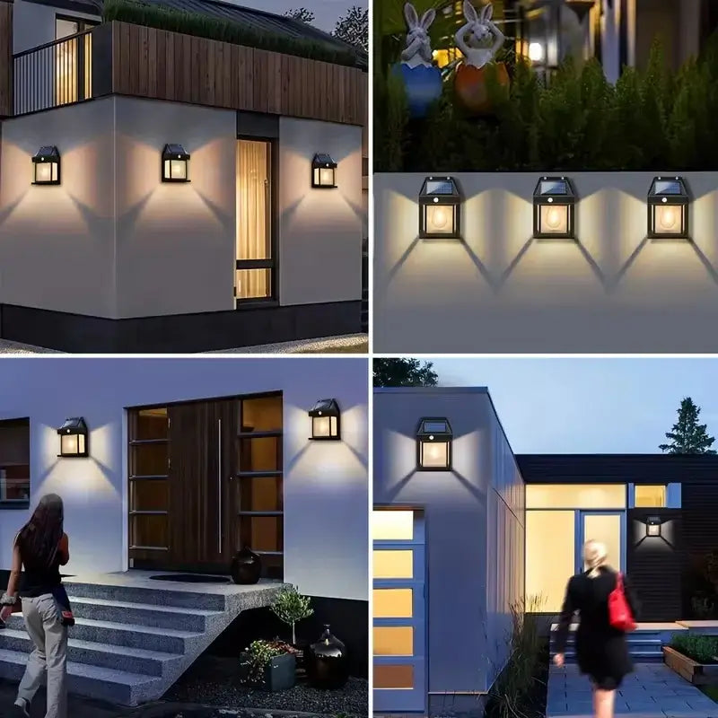 🏠 SOLAR WALL LIGHT - Motion Sensor & Weatherproof