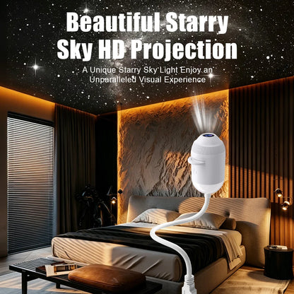 USB Starry Sky Galaxy Projector Night Light – 24-in-1 LED Lamp