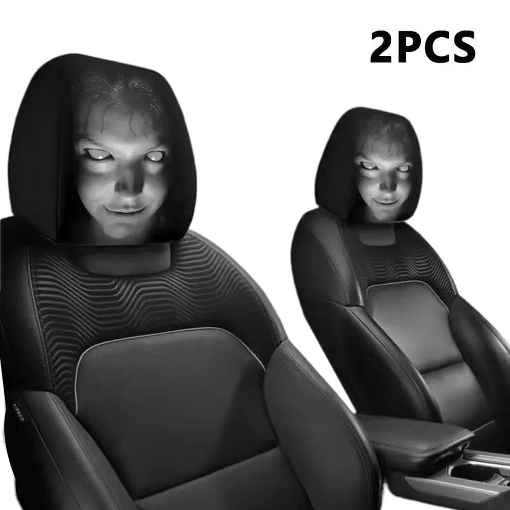 Creepy Halloween Car Headrest Cover