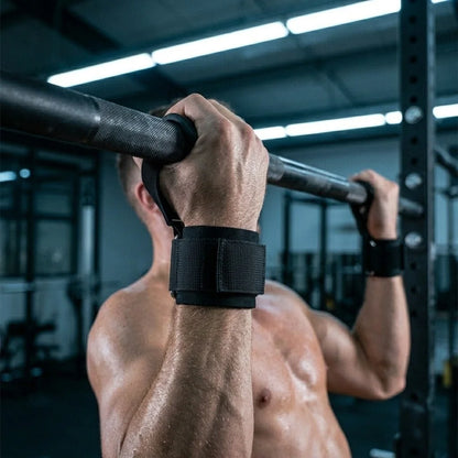 Deadlift Chin-Pull Up And Exercise Weight Lifting Hooks