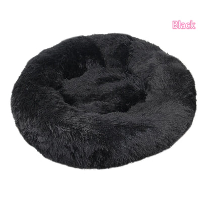 Calming Donut Dog Bed – Super Soft Plush Anti-Anxiety Pet Bed for Dogs & Cats