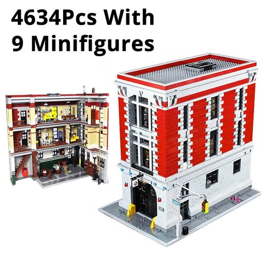 Firehouse Headquarters 9 Figures Building Blocks Ghostbusters 4634pcs