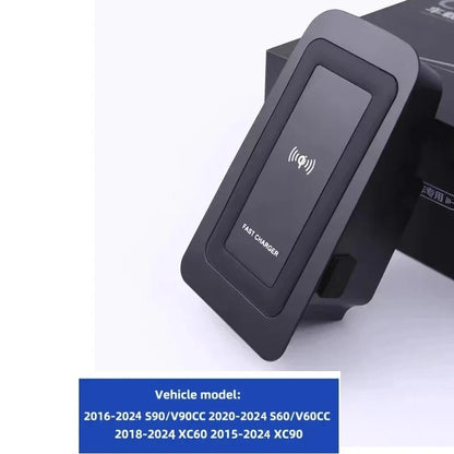 New Car wireless phone charger charging holder for Volvo XC90 S90 V90 XC60