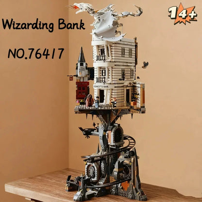 MOC Gringotts Wizarding Bank Edition Building Blocks 4801pcs ABS Kit
