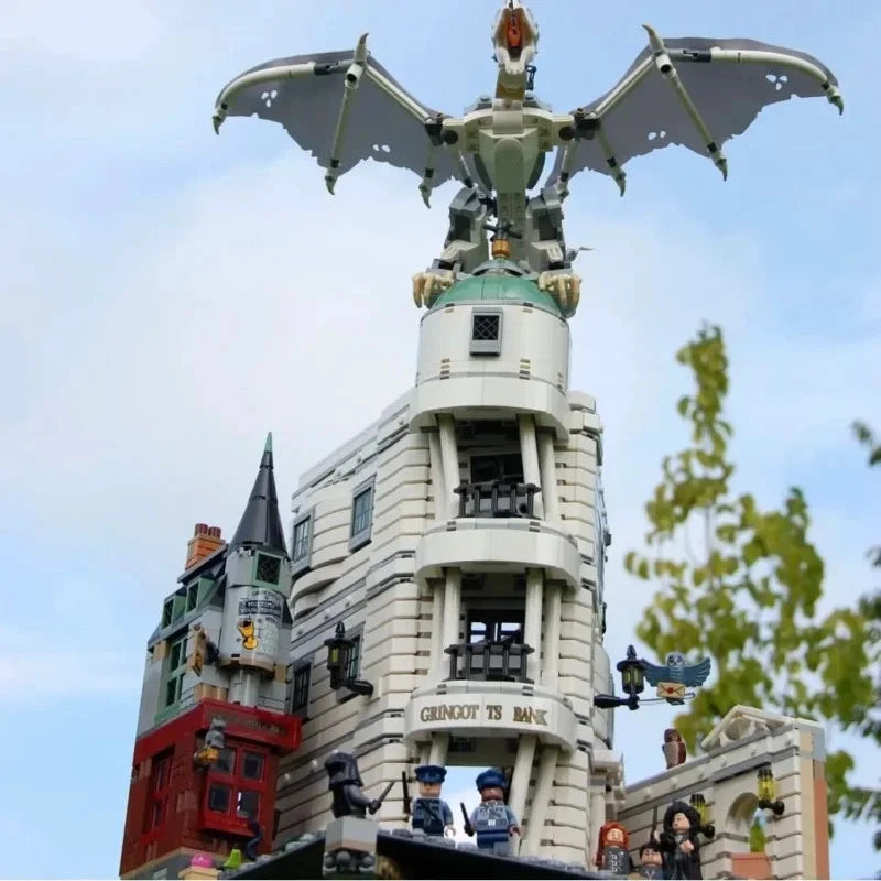 MOC Gringotts Wizarding Bank Edition Building Blocks 4801pcs ABS Kit