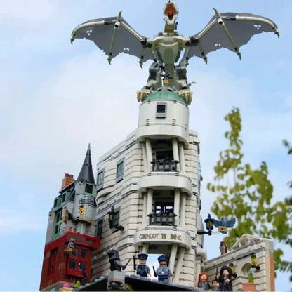 MOC Gringotts Wizarding Bank Edition Building Blocks 4801pcs ABS Kit