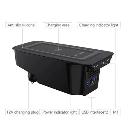 New Car wireless phone charger charging holder for Volvo XC90 S90 V90 XC60