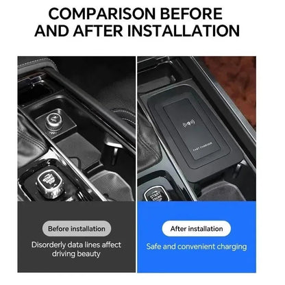 New Car wireless phone charger charging holder for Volvo XC90 S90 V90 XC60